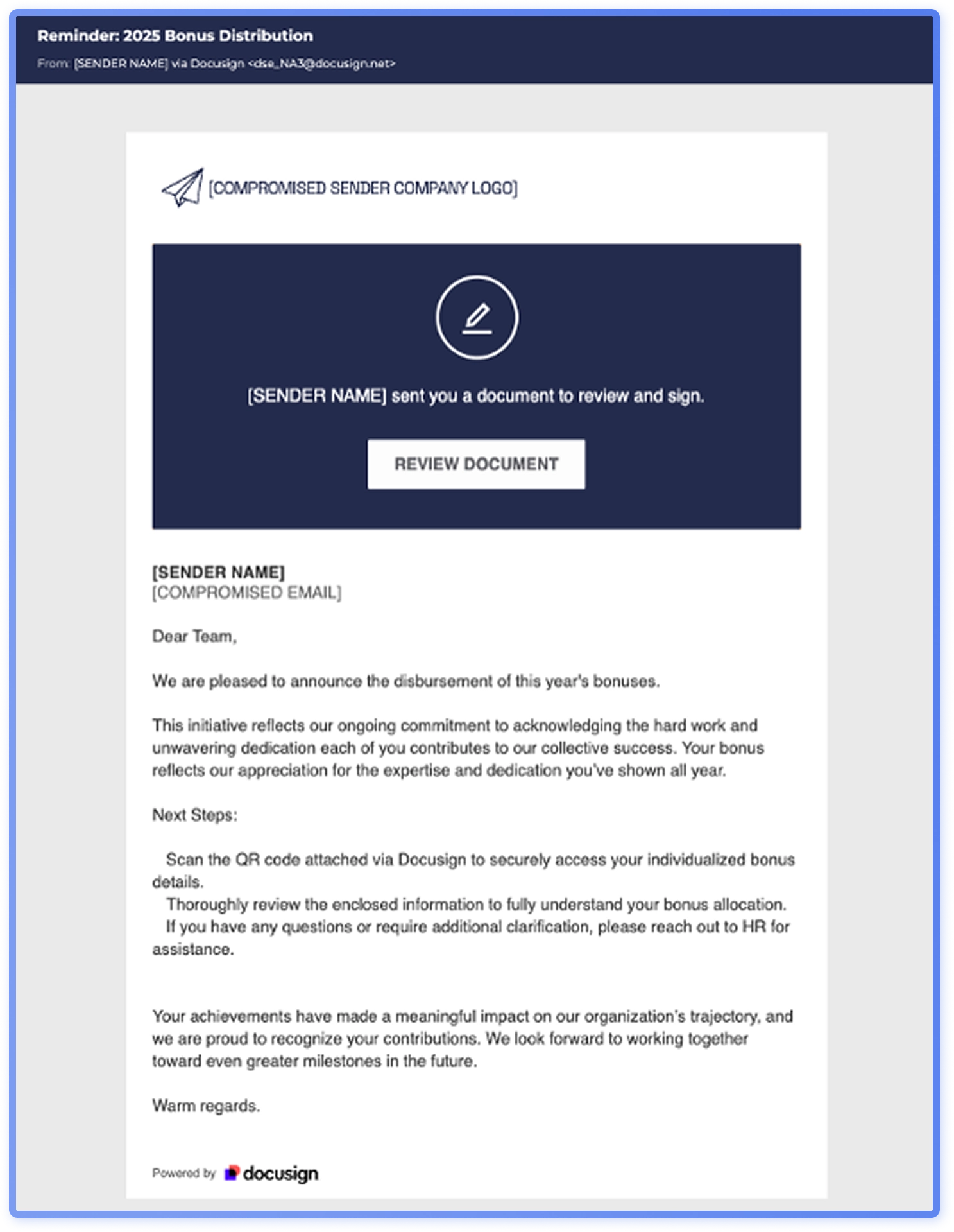 Threat Intelligence Report: Docusign Example
