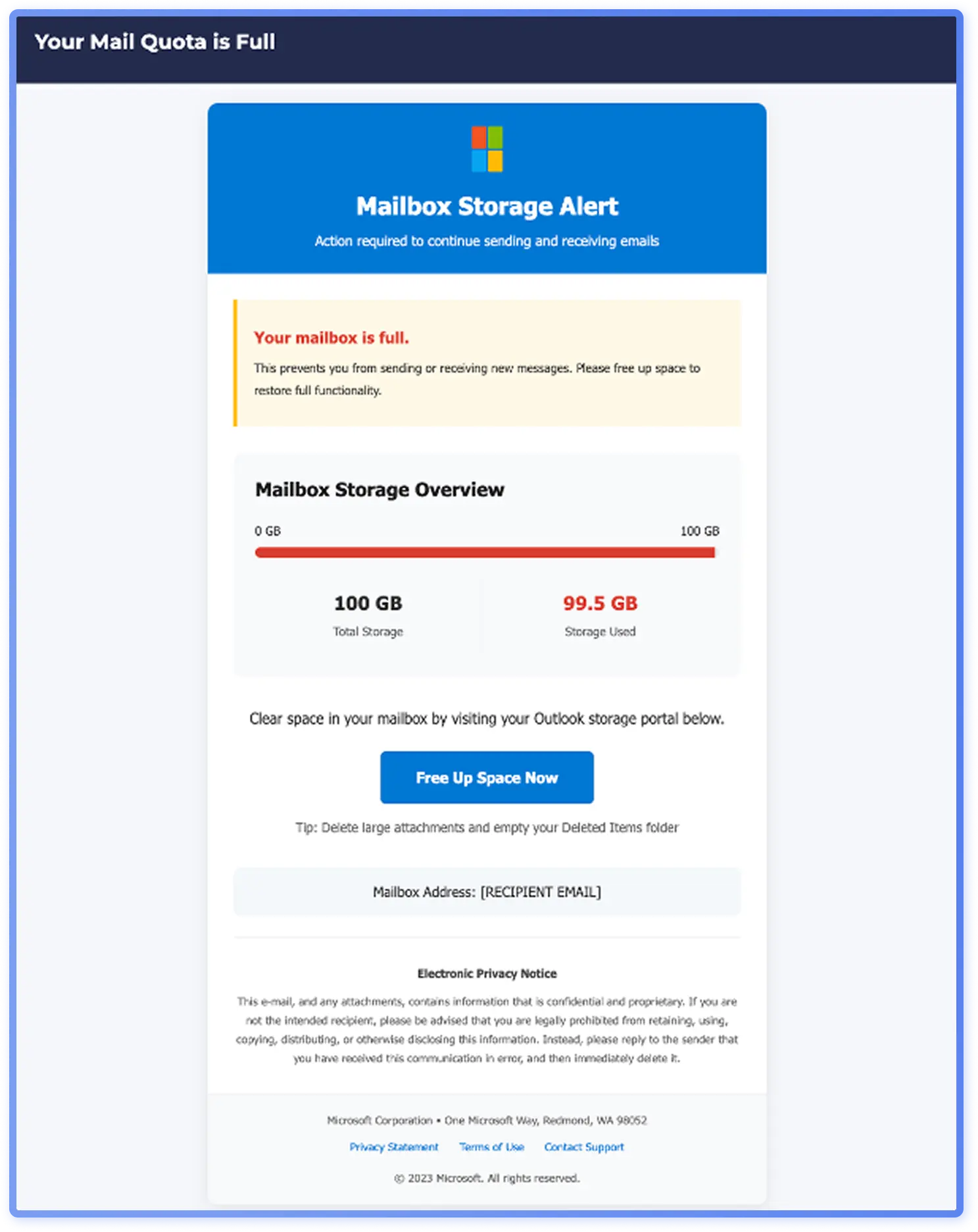 Threat Intelligence Report: Microsoft Impersonation Example