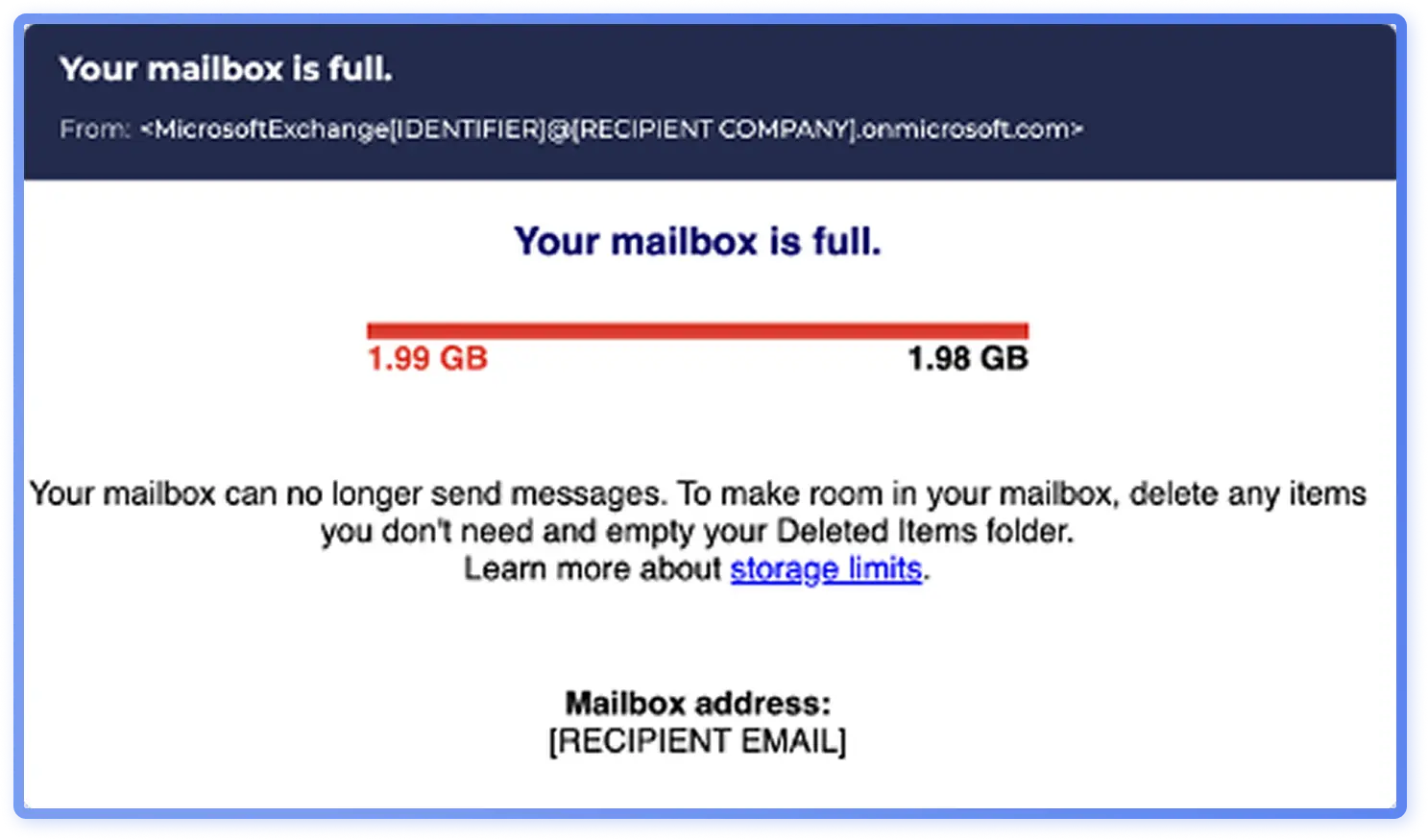 Threat Intelligence Report: Real Microsoft Email