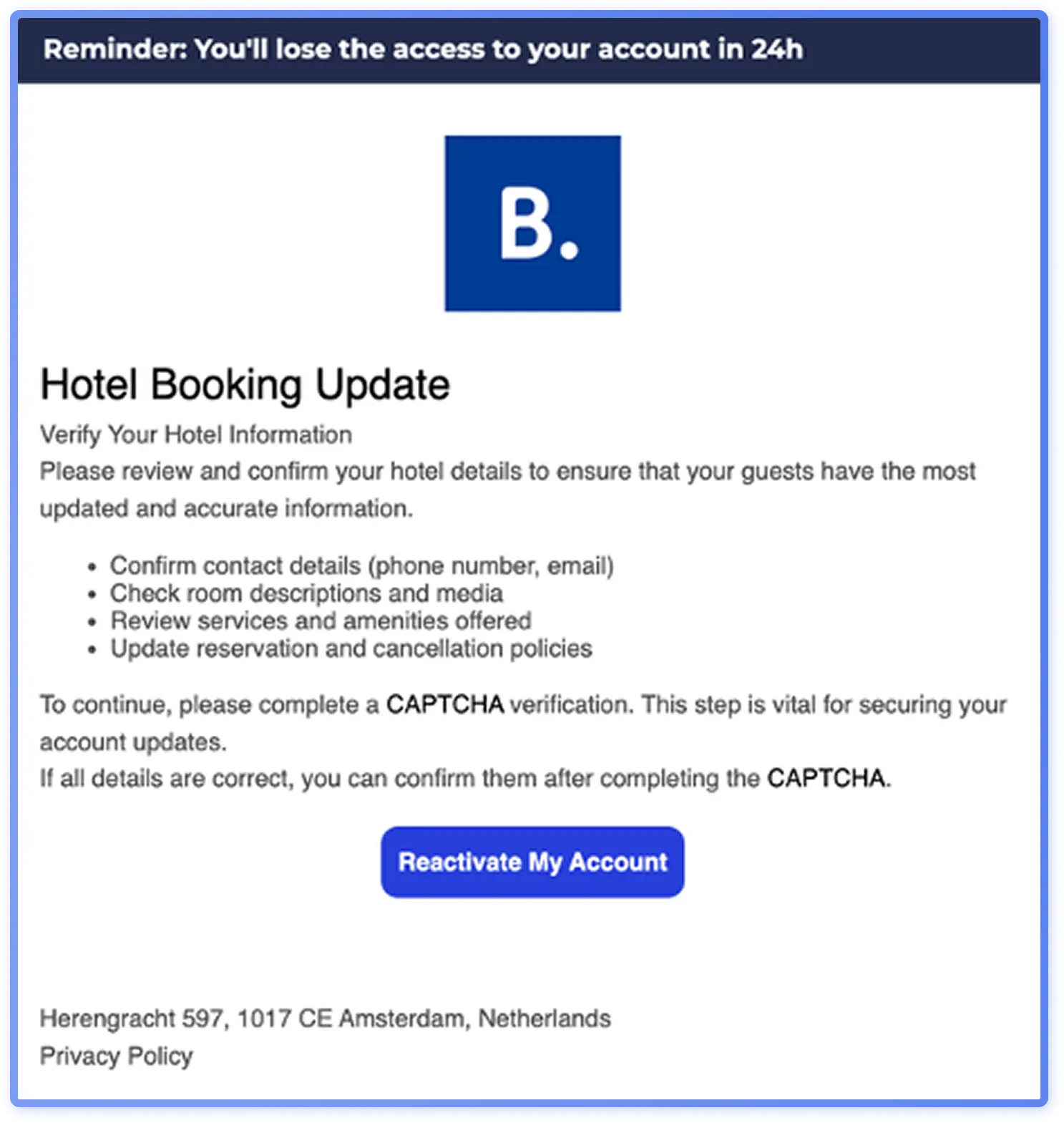 Threat Intelligence Report: Hotel Owner Targeted Attack Example