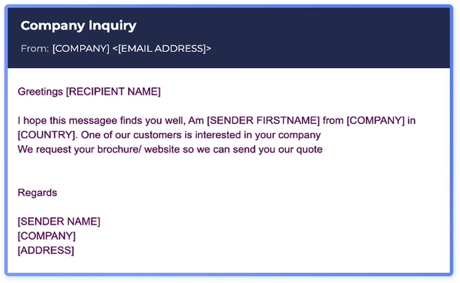 Threat Intelligence Report: Business Opportunity Lure Example
