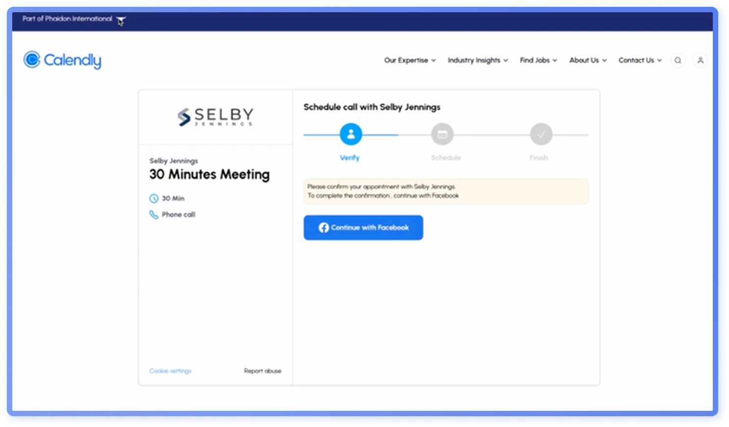 Threat Intelligence Report: Fake Calendly Page