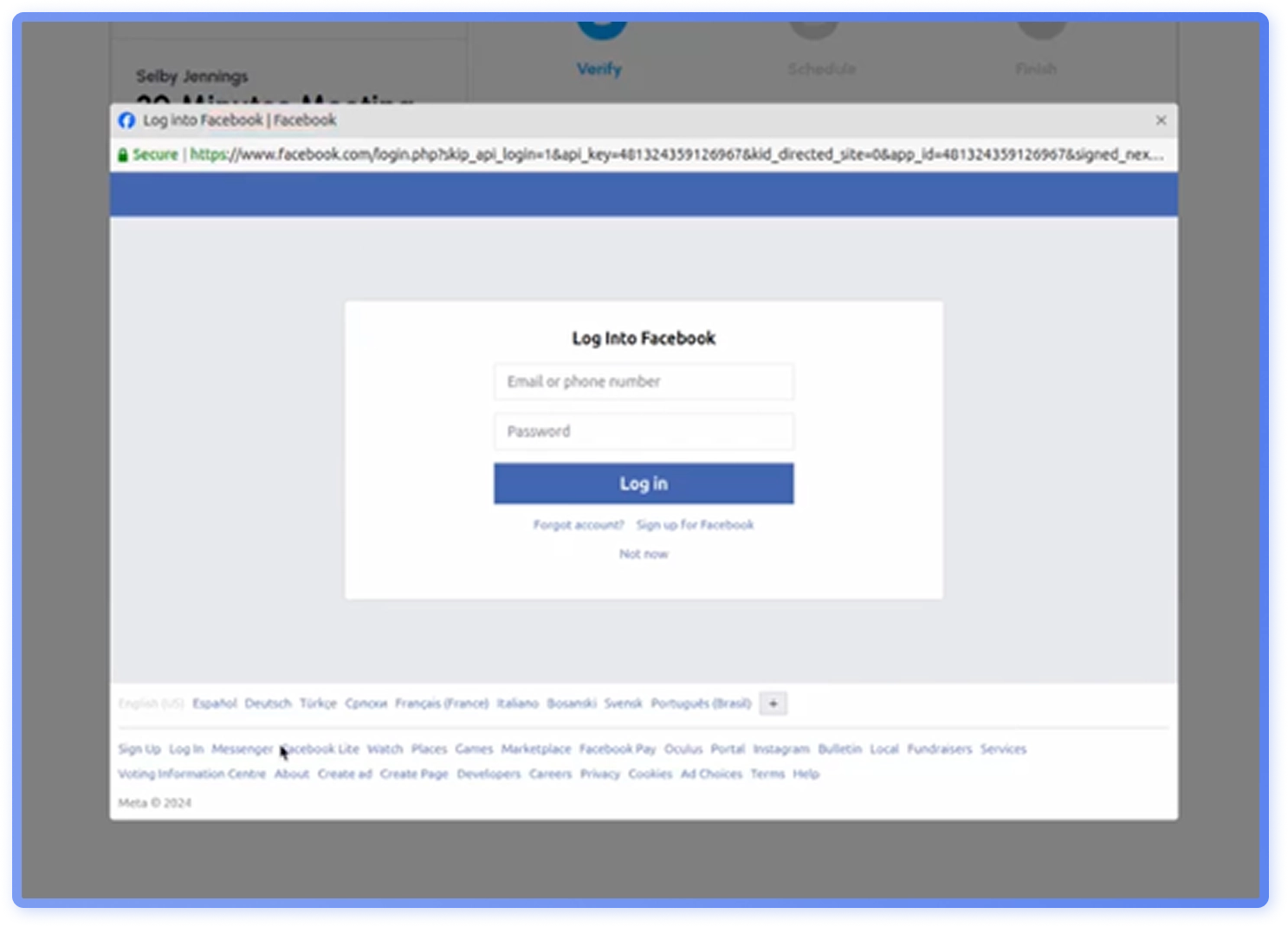 Threat Intelligence Report: Facebook Credential Harvester