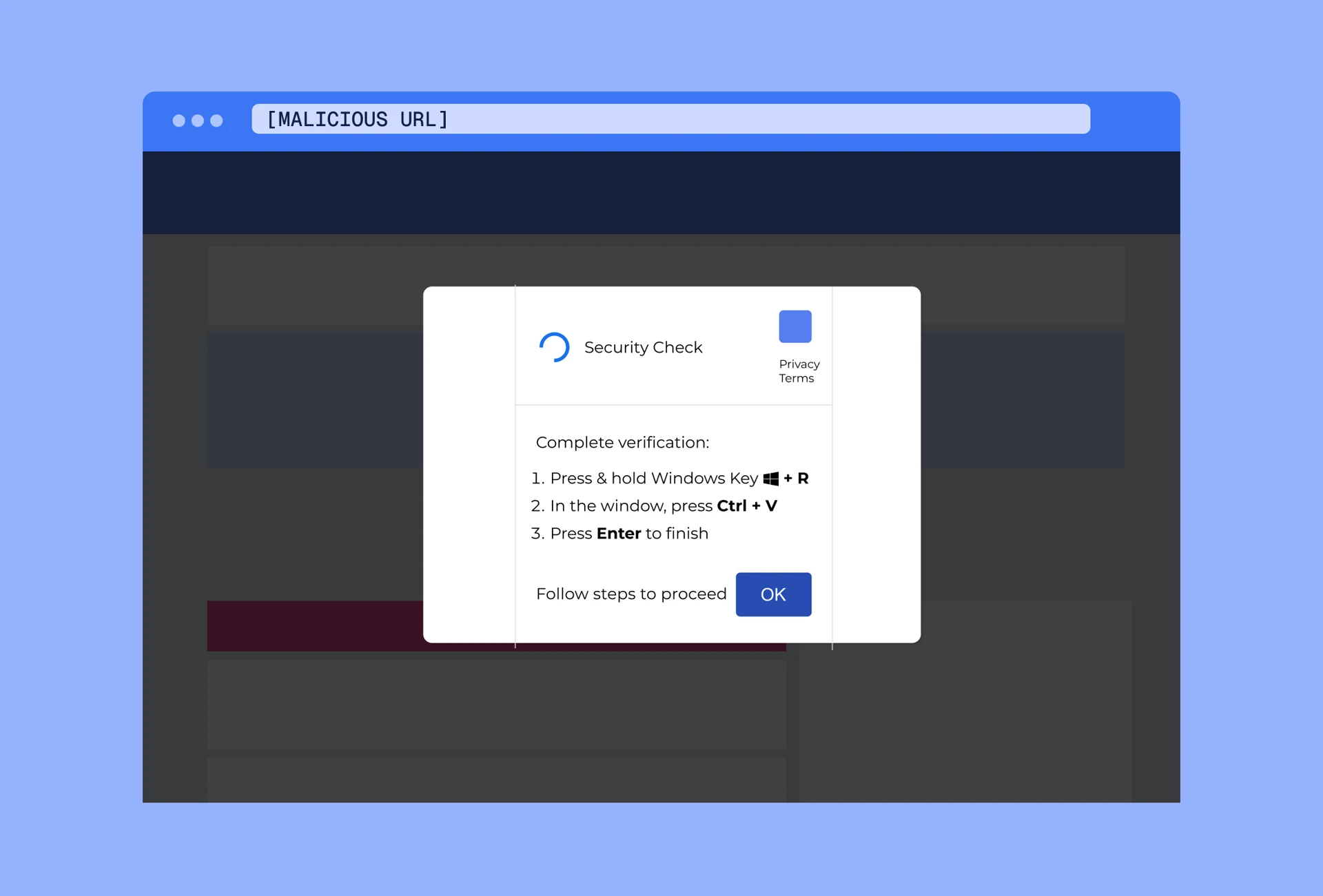 Security check ClickFix