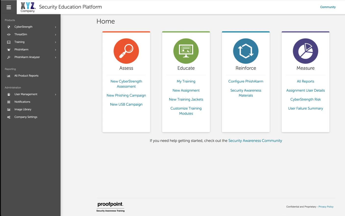 Proofpoint phishing simulation tool 