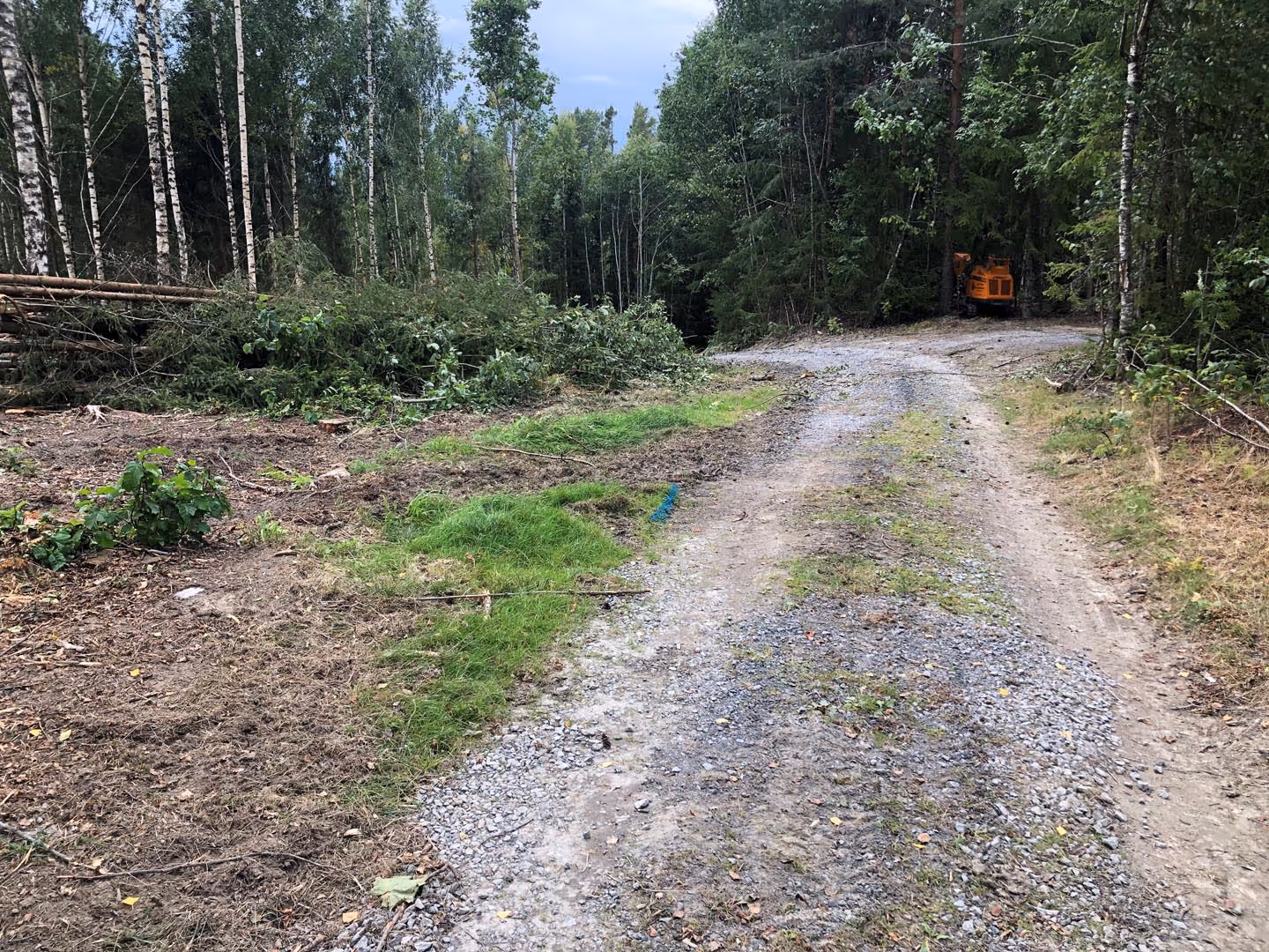 Jobb som utføres på Tanberghøgda.