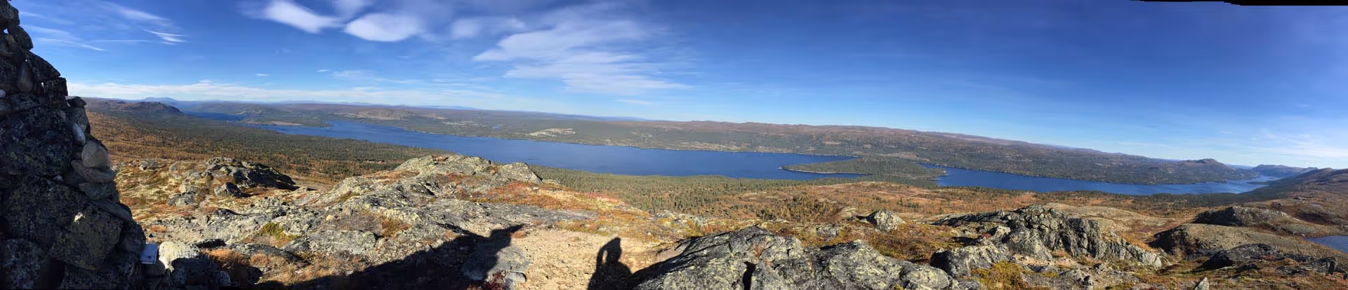 Prosjektbilde fra Solskinnsmarka Tunhovdfjorden.