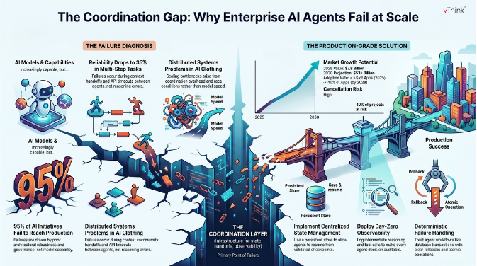 AI Agents Aren't Failing. The Coordination Layer Is Failing.