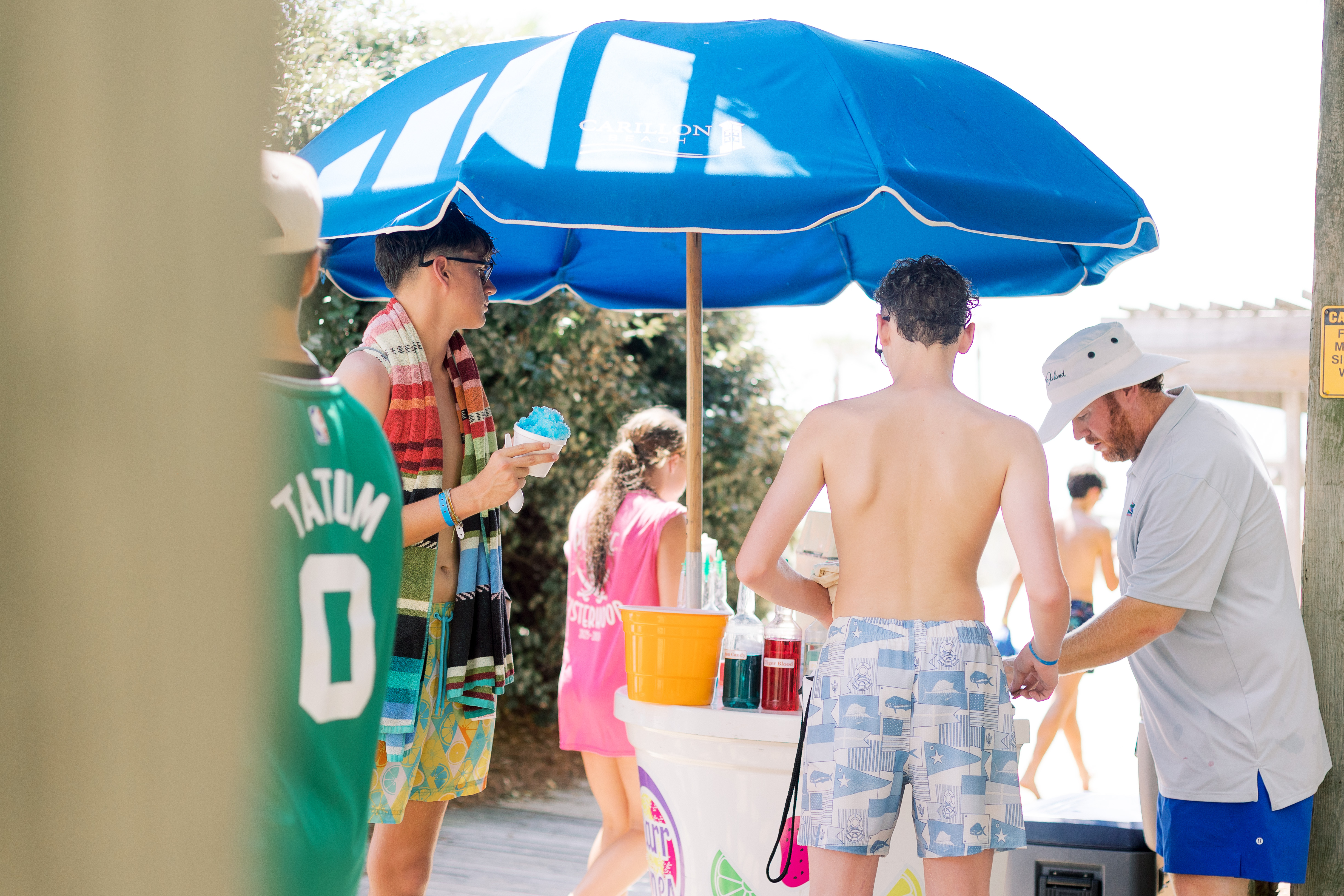 BigStuf students gathered together at summer camp