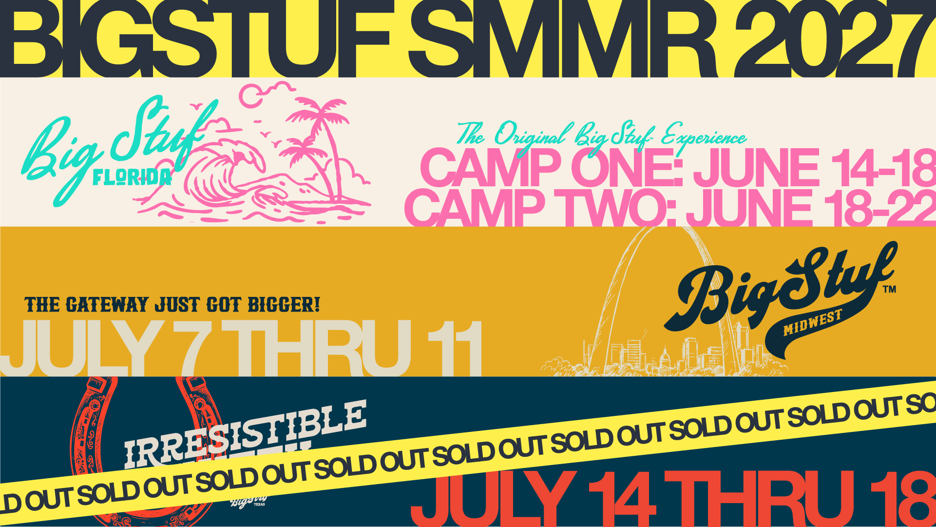 BigStuf™ SMMR 2027: Florida, Midwest and Irresistible Week