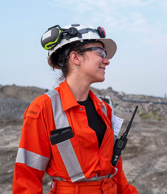 Female Geologist in the field