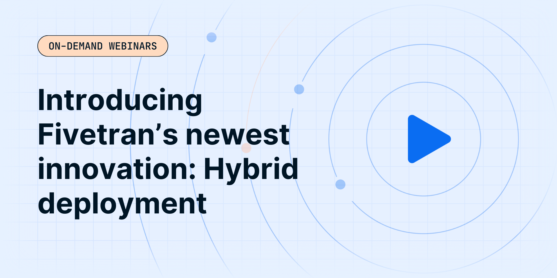 Introducing Fivetran’s newest innovation: Hybrid deployment