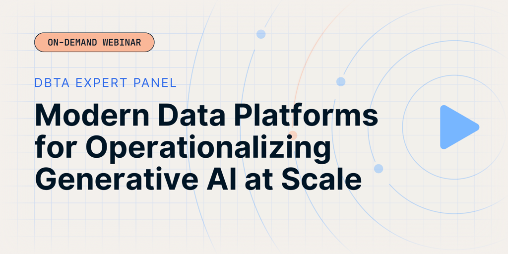 Modern Data Platforms for Operationalizing Generative AI at Scale