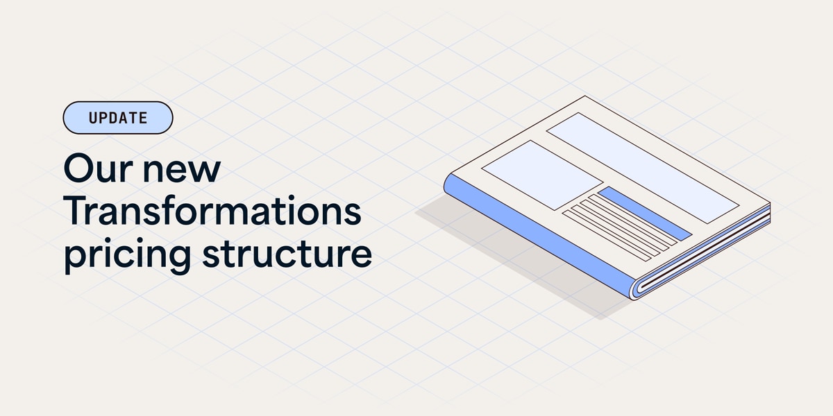 A change to our Transformations pricing structure