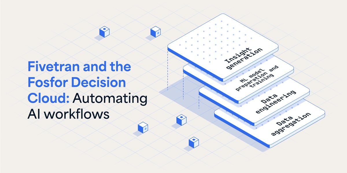 Fivetran and the Fosfor Decision Cloud: Automating AI workflows