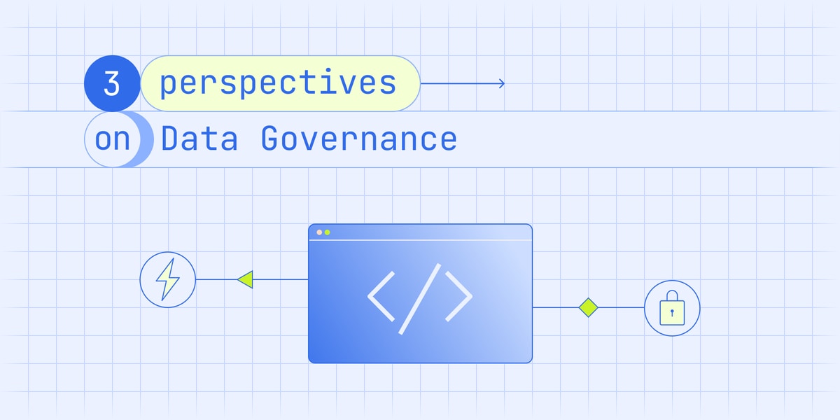 Three perspectives on data governance
