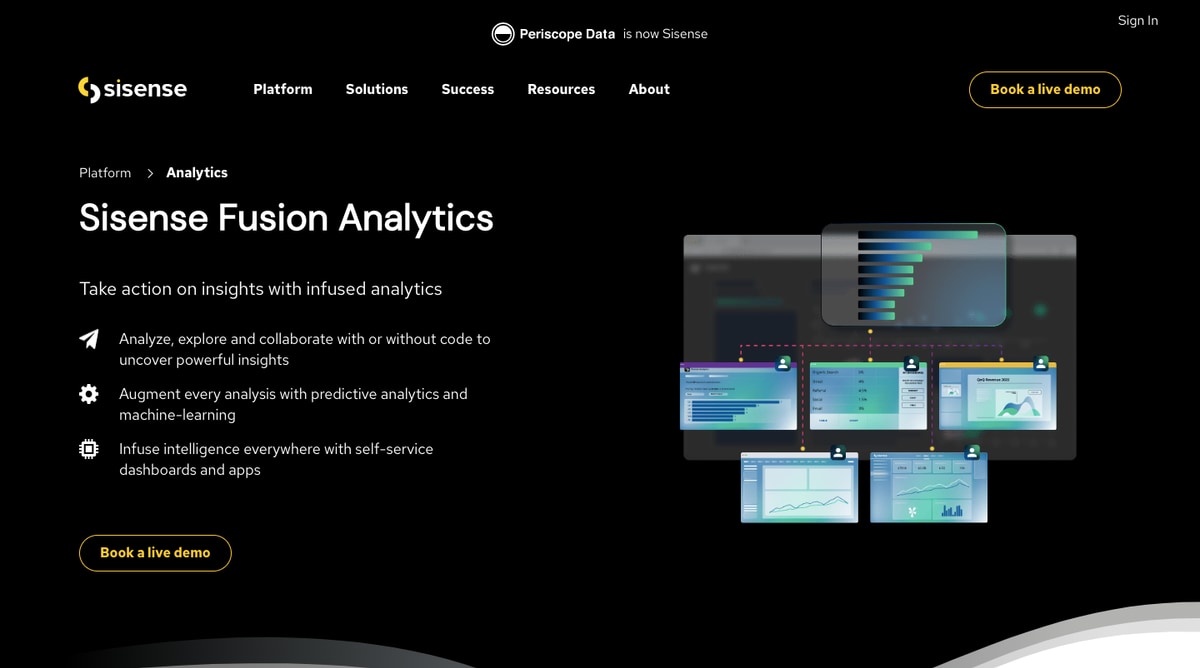 Sisense website