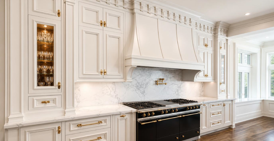 An extraordinary transformation of this kitchen with handcrafted finishes