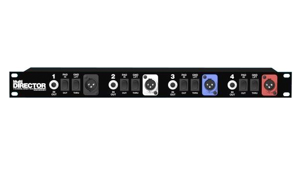 配信機器・PA機器・レコーディング機器 whirlwind MULTI-DIRECTOR Passive 4ch DI Whirlwind MultiDirector 4-channel Passive Instrument Direct