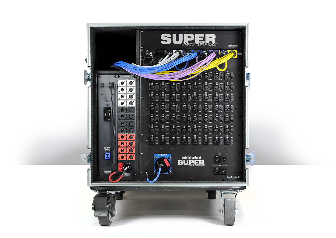 2-way iso split w/ TRSP1F transformers