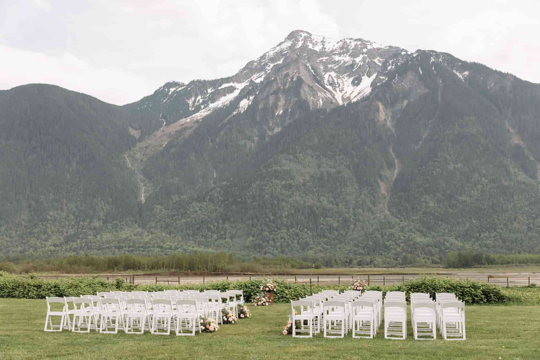 A mountain wedding venue in BC Canada