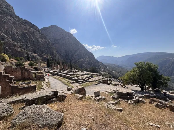 Ancient ruins at Delphi, Greece