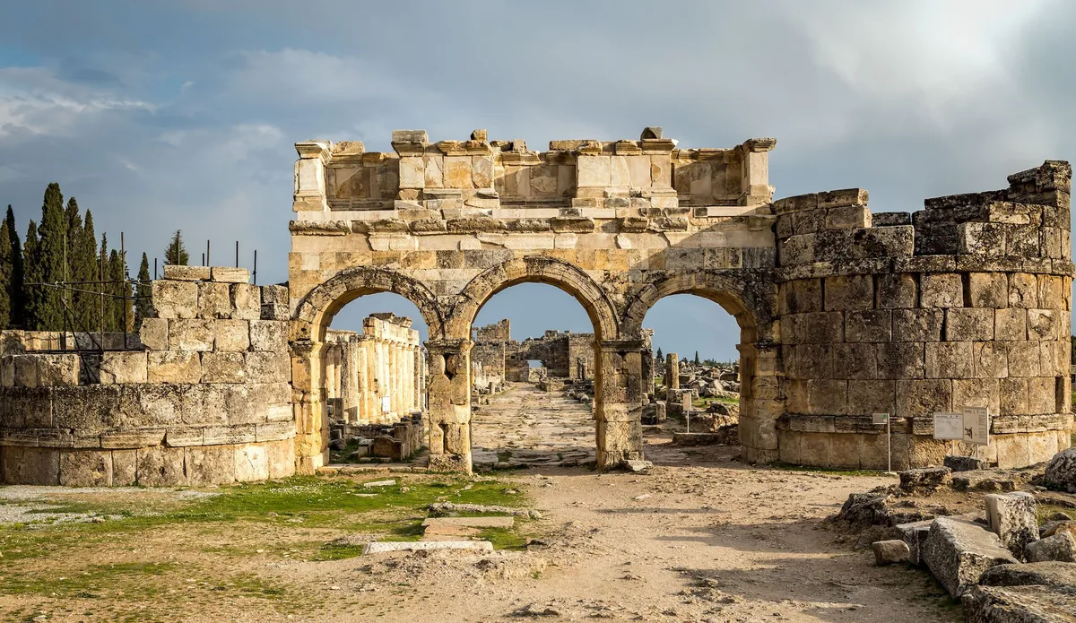 Domitian Gate, Hierapolis. Photo: Will Rockett