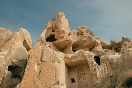Rock-cut dwellings at Göreme, Cappadocia, Turkey