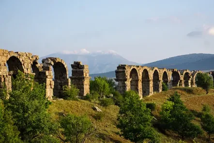 Roman aqueduct arches at Pisidian Antioch, near Yalvaç, Turkey