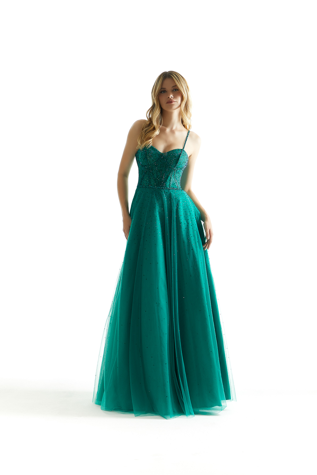 Emerald Morilee prom dress