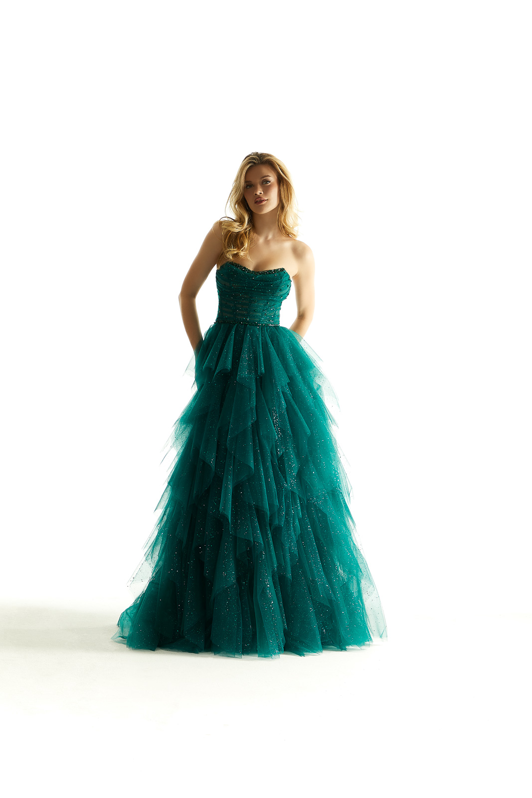 Emerald Morilee prom dress