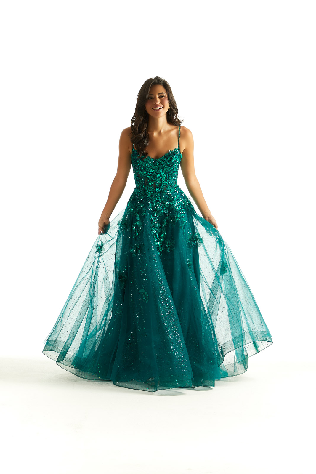Emerald Morilee prom dress