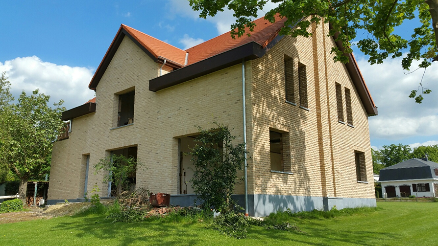 Testbeeld: werfbeeld gevel