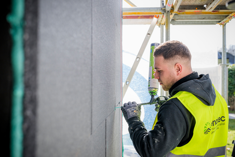 Testbeeld: werfbeeld afwerking