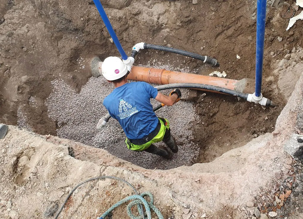 Vesijohtojen korjaukset ja saneeraukset vuosien ammattitaidolla.