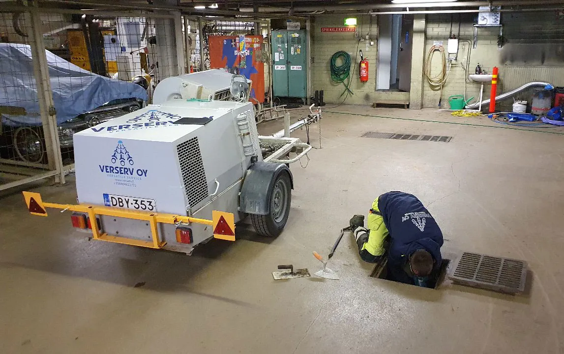 Kaivosaneeraus työmaa