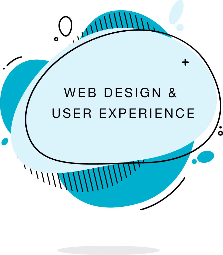 web design & user experience title graphic