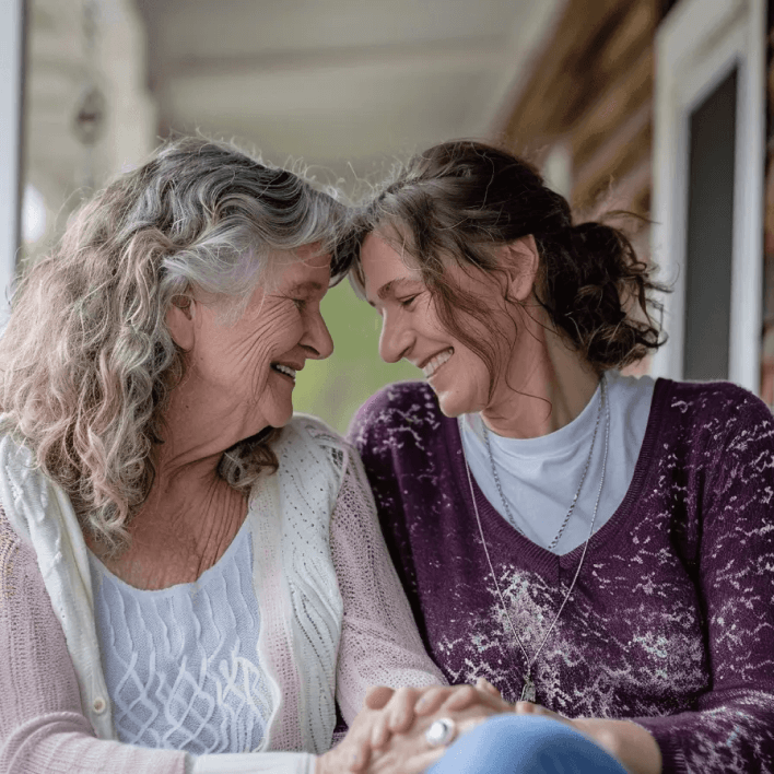 mother and daughter