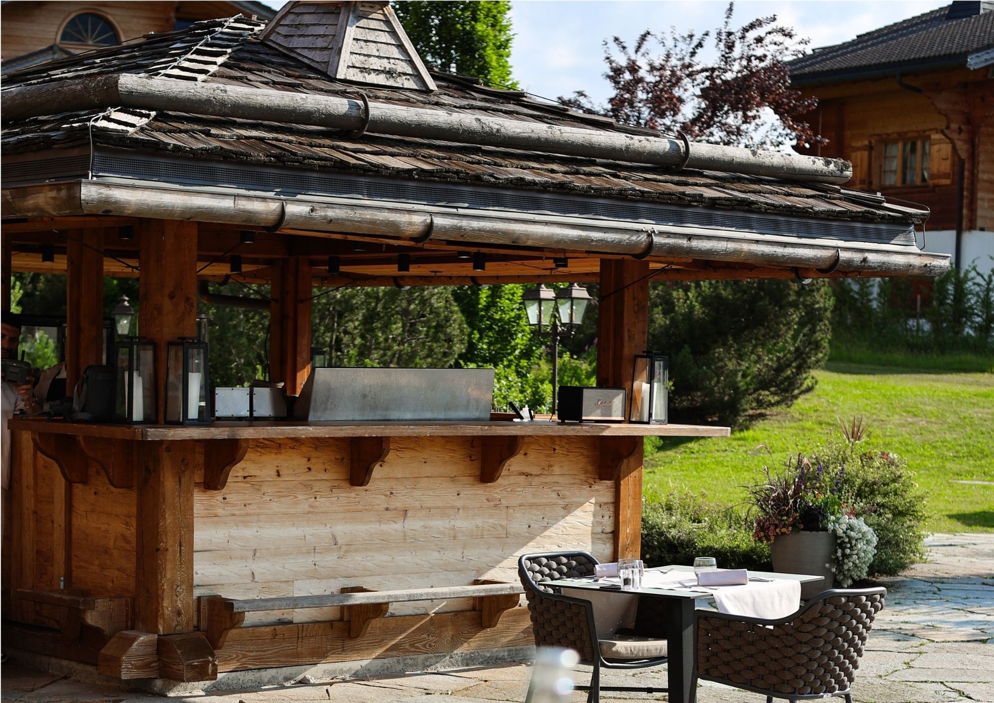 Restaurant at the 5-star Chalet RoyAlp Hotel & Spa, Le Refuge du RoyAlp