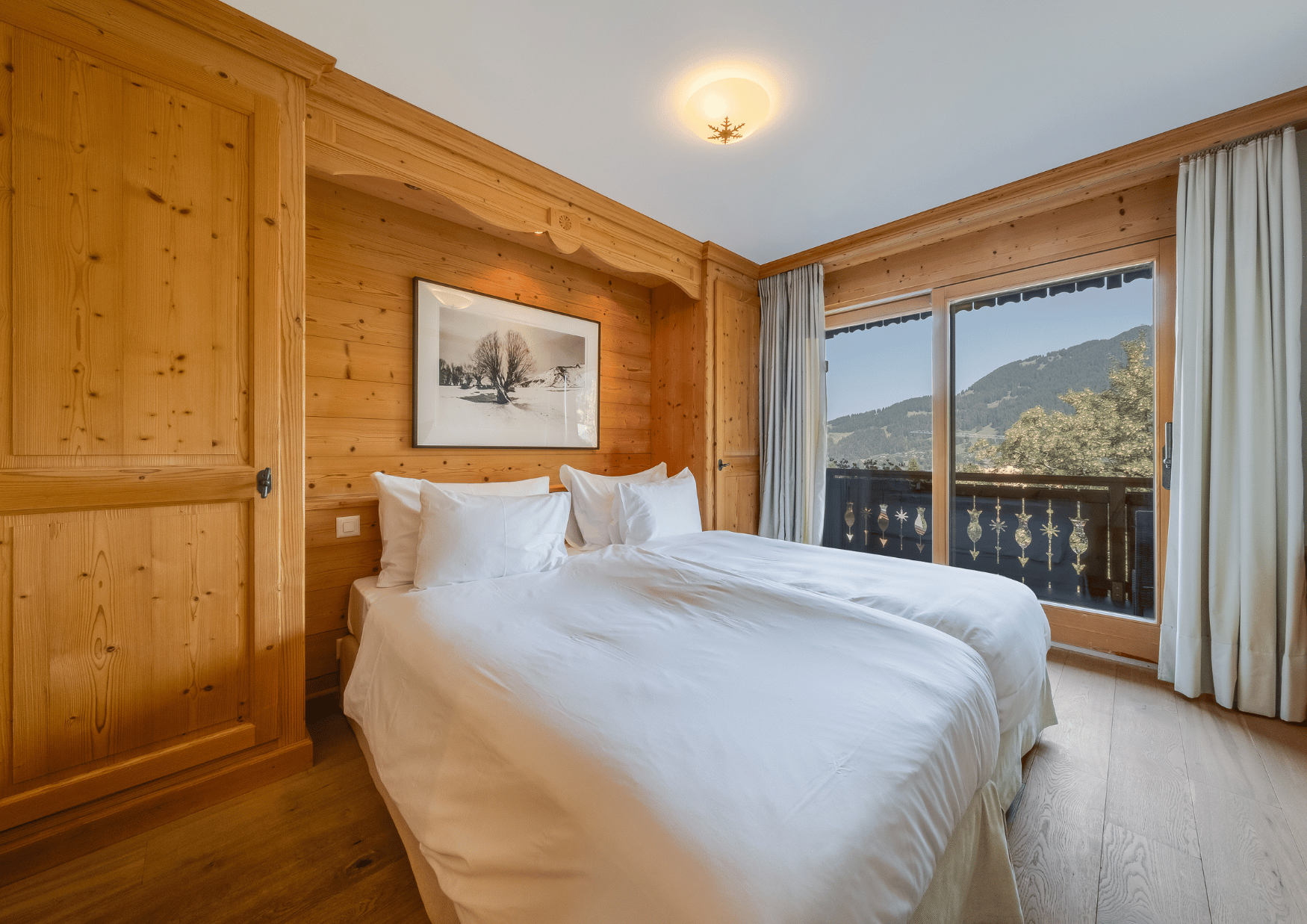 Chambre de la résidence Junior Hôtel Chalet Royalp Villars-sur-Ollon