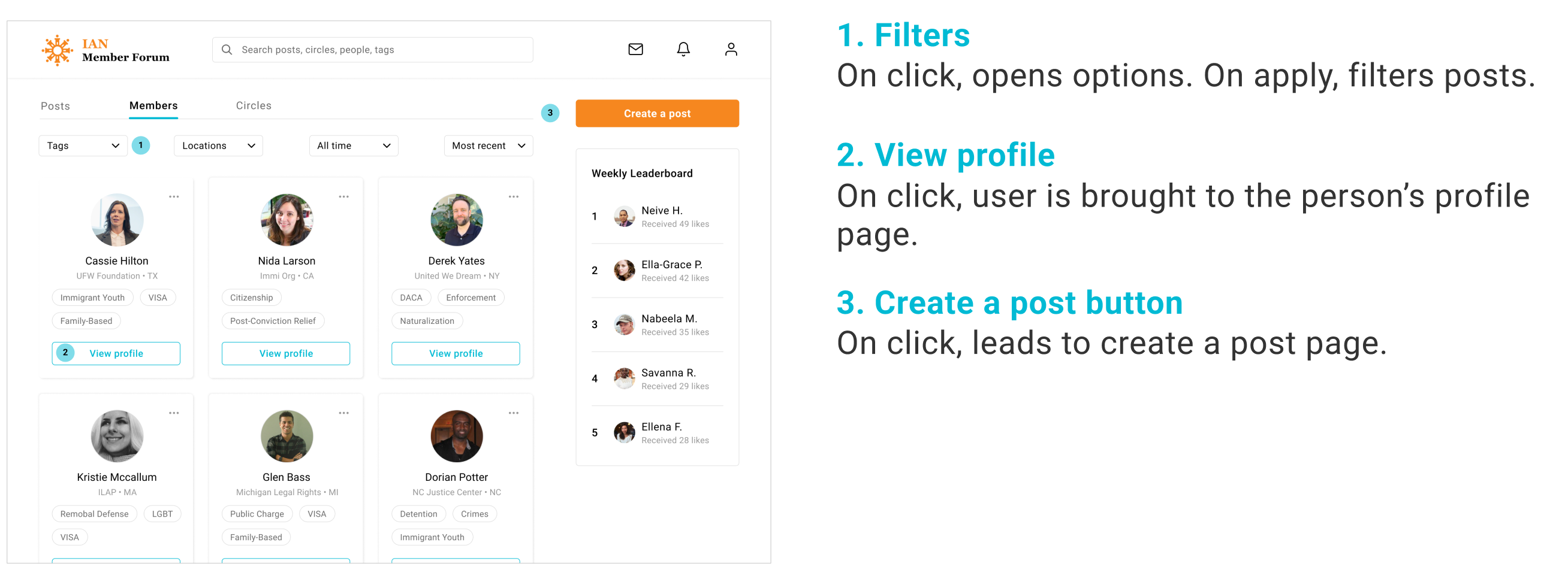 final design flow - members