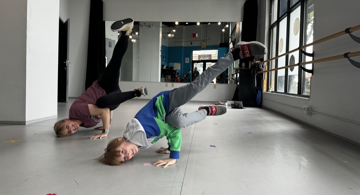 Productions Dance students in class at the Lake City studio