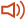 Animated sound icon with red speaker and sound waves indicating volume on.