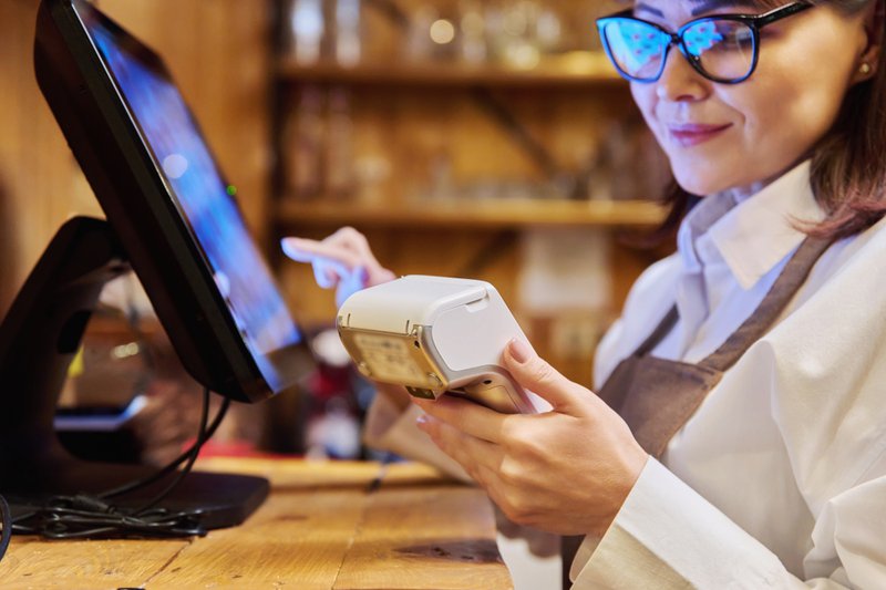 Payment analytics in a modern POS system.