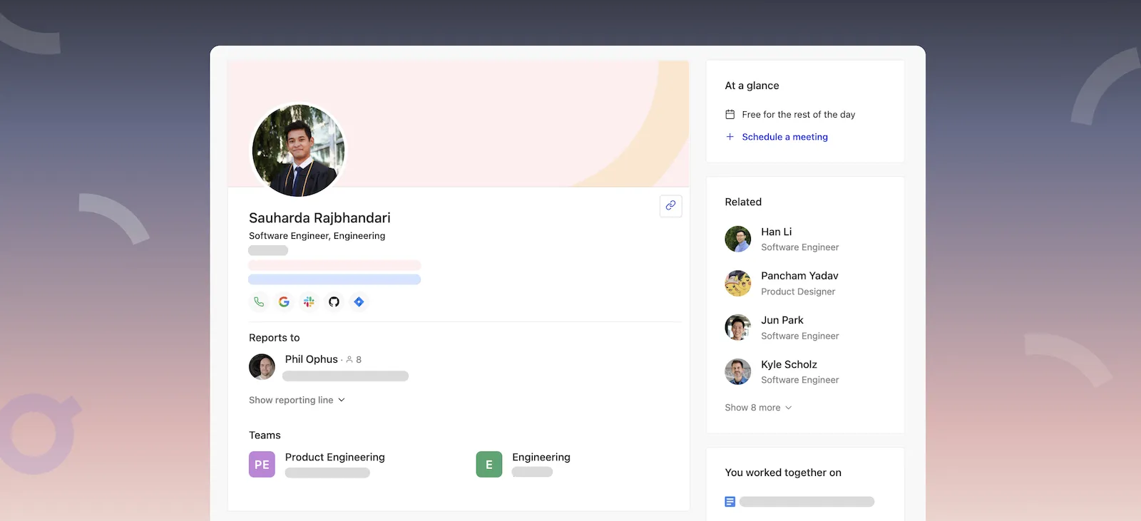How Glean's profiles make work more personal