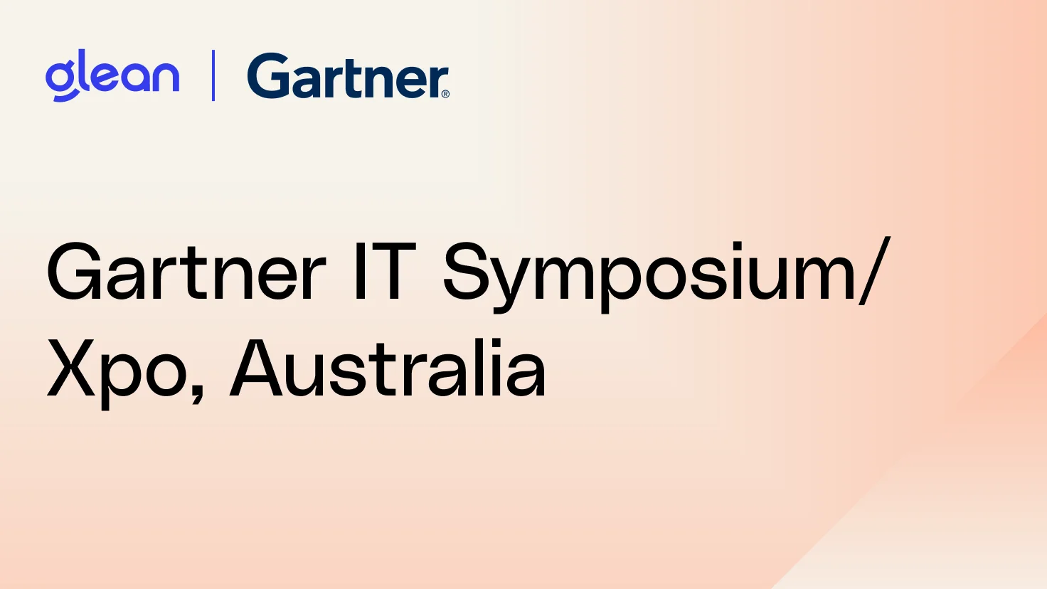 Gartner IT Symposium/Xpo, Australia