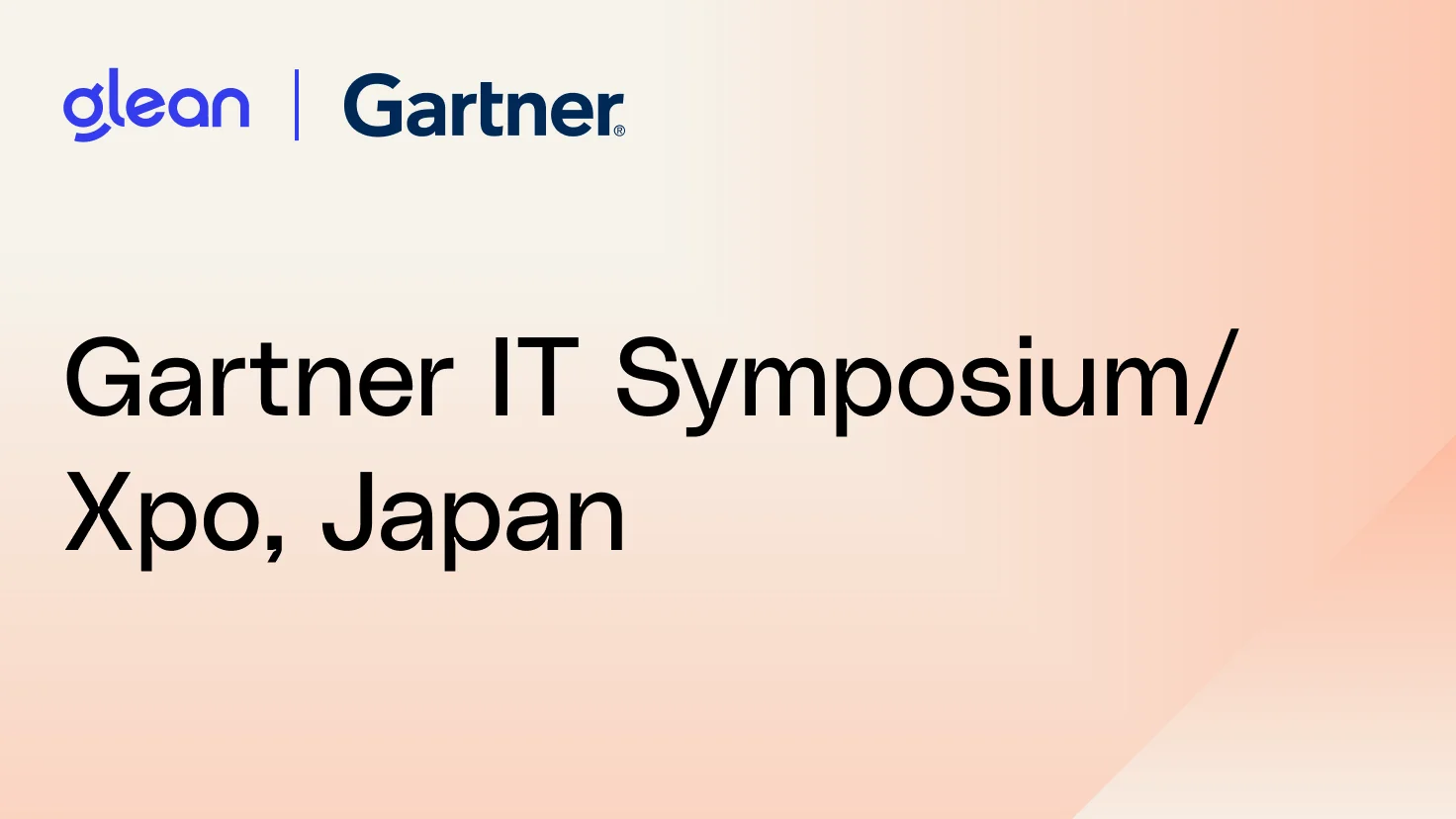 Gartner IT Symposium/Xpo, Japan