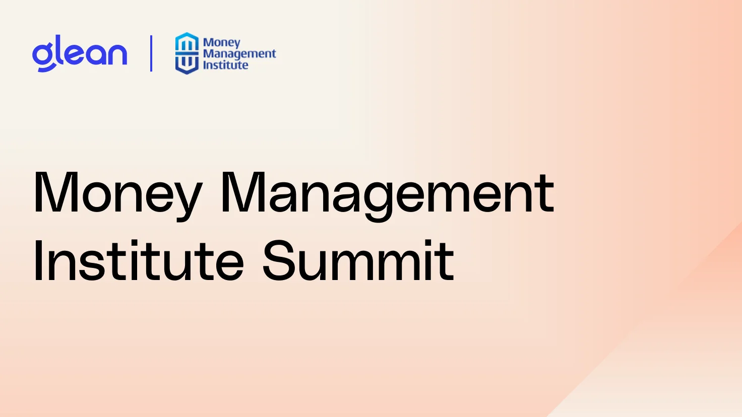 Money Management Institute Summit