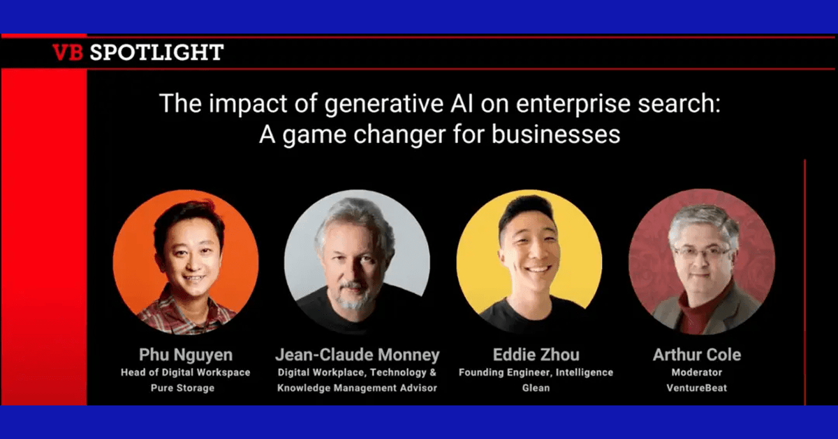 VentureBeat: The impact of generative AI on enterprise search