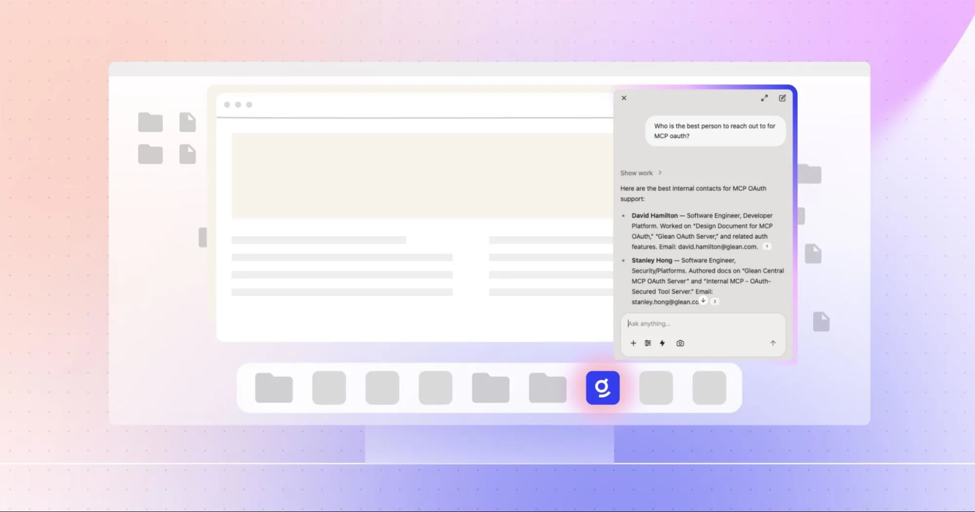 The all-new Glean desktop app: Frictionless, instant answers anywhere you work